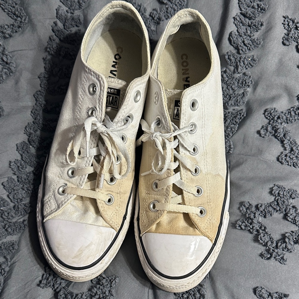 Converse Off-White Canvas Sneakers